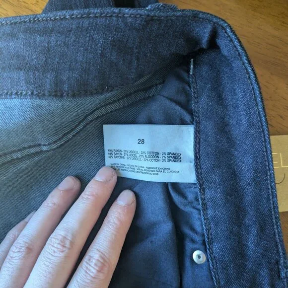 NWT Rachel Roy denim jeans - mid rise skinny dark wash - Picture 6 of 7